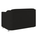 Ver imagem 4 de Sofá Namoradeira 2 Lugares Tilla Sala de Espera – Balaqui Decor Cor:preto