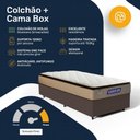 Ver imagem 6 de Cama Box + Colchão Gazin de Molas Ensacadas Pillow Top Air Pro Solteiro 88 cm
