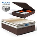 Ver imagem 4 de Cama Box Baú com Colchão de Molas Ensacadas Double Face Pillow Euro Alfa Probel Queen 158cm