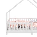 Ver imagem 5 de Cama Montessoriana Madeira Maciça Casa com Estrado Cora Branco Idimex