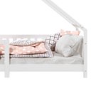 Ver imagem 2 de Cama Montessoriana Madeira Maciça Casa com Estrado Cora Branco Idimex