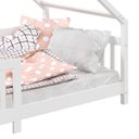 Ver imagem 4 de Cama Montessoriana Madeira Maciça Casa com Estrado Cora Branco Idimex