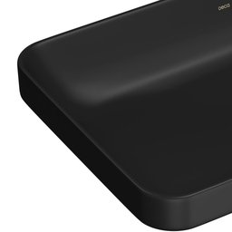 Cuba Sobrepor Deca Slim Quadrada com Mesa 50cm Ebano Fosco L.23050.94 - 2