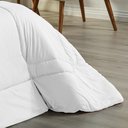 Ver imagem 4 de Edredom Dupla Face Queen Size 100% Algodão em Malha Fio 30-1 - Branco com Branco