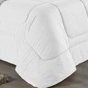 Ver imagem 3 de Edredom Dupla Face Queen Size 100% Algodão em Malha Fio 30-1 - Branco com Branco