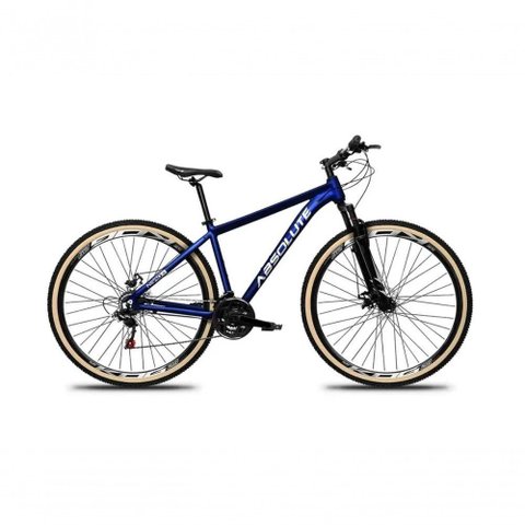 Bicicleta Aro 29 Absolute Nero 5 Alumínio 27v K7 Freio Disco Mecânico Garfo Suspensão Pneu com