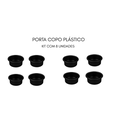 Ver imagem 3 de Kit de 8 Suportes Porta Copo de Plastico para Braco de Sofa