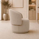 Ver imagem 4 de Poltrona Decorativa Beatriz Orgânica Suede Sala Estar Recepção Quarto