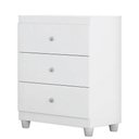 Ver imagem 3 de Comoda Quarto Infantil Gutti com 3 Gavetas Branco Branco
