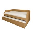 Ver imagem 3 de Sofa com Bicama para Quarto ou Sala Solteiro ou Criança com Cama Auxiliar Reforçada Duo Amendoa