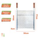 Ver imagem 3 de Grelha Moeda Galvanizada Aço Carbono 50x50 Churrasco