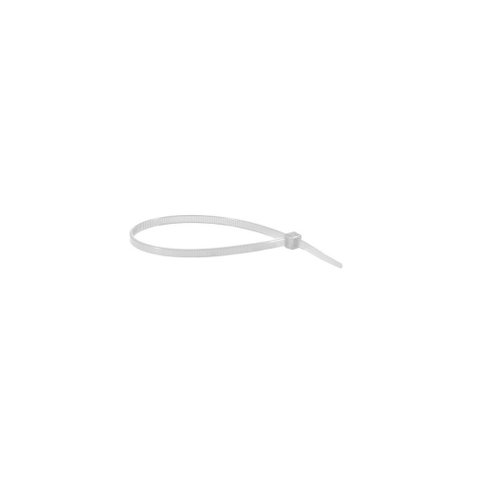 Abraçadeira Plástica (Nylon) Branca 200mm x 2,5mm Emb. 100 peças - São Gabriel, Tamanho: 200,0