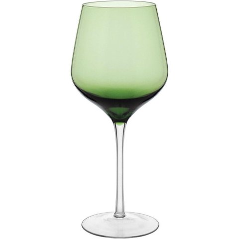 Jogo 2 Taças Água Vinho Home&co Ballet Vidro 540ml 23x10x10cm Verde
