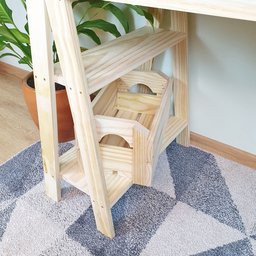 Caixote de Feira Pequeno 22X25X43 em Madeira de Pinus - NATURAL - 3 Caixote de Feira Pequeno 22X25X43 em Madeira de Pinus - NATURAL - 3