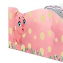 Ver imagem 4 de Cama Infantil Solteiro Porquinho Pig com Grade MDF Branco Casah