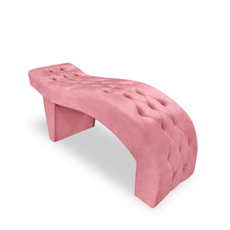 Maca Cama Suede para Salão de Estética Cílios Maquiagem:rosa - 2