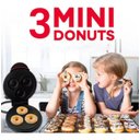Ver imagem 4 de Máquina Donuts Mini Faz 3 Rosquinhas Confeitaria Waffle 110v
