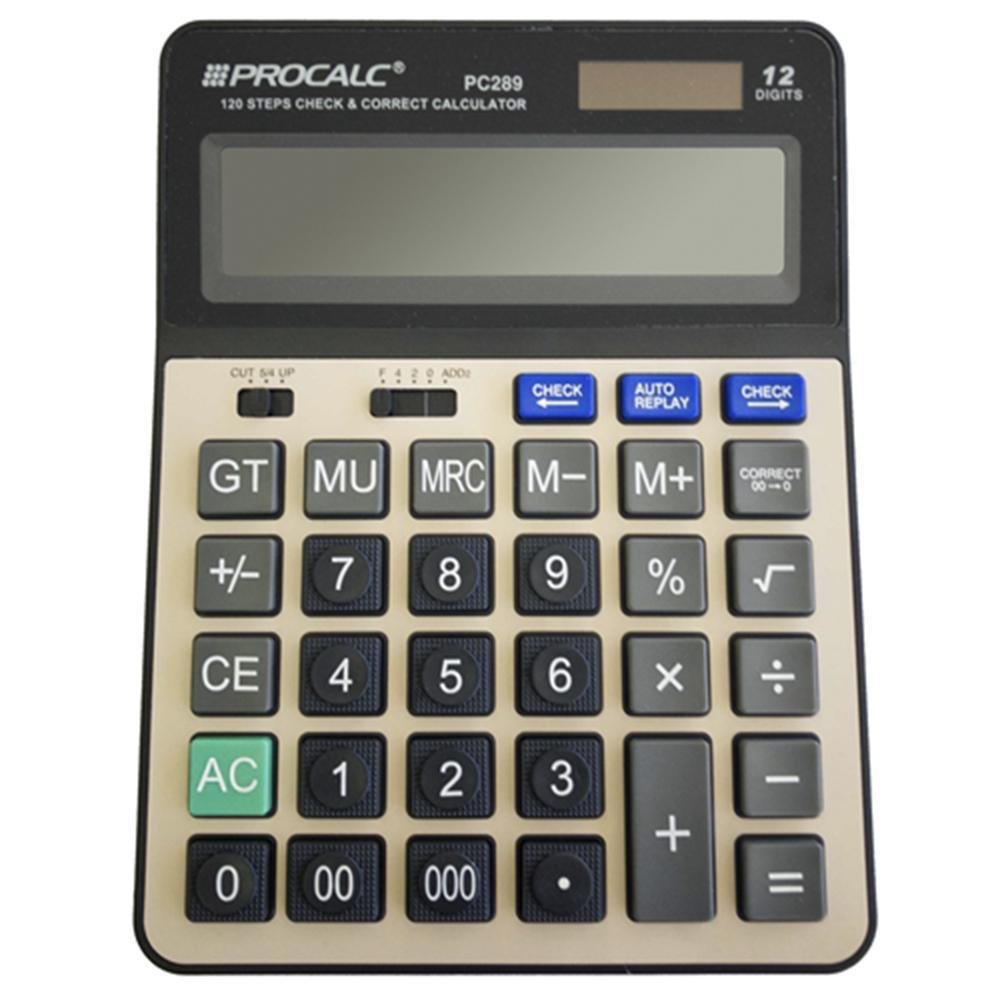 Calculadora de Mesa Procalc 12 Dígitos Pc289