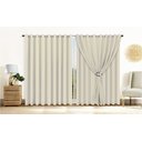 Ver imagem 1 de Cortina Linho Bege 5,40x2,60 C/ Forro Microfibra