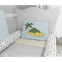 Ver imagem 3 de Kit Berço Enxoval de Bebê Safari Mapa Mundi Raposa