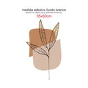Ver imagem 6 de Adesivo Decorativo Flor Minimalista Fundo Branco 53x90cm