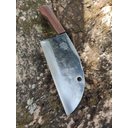 Ver imagem 3 de Faca Cutelo Sérvio Artesanal de Aço Carbono e Cabo de Aroeira