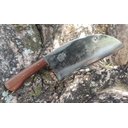 Ver imagem 4 de Faca Cutelo Sérvio Artesanal de Aço Carbono e Cabo de Aroeira