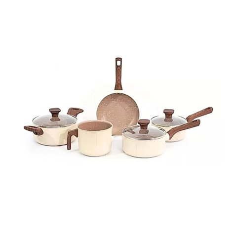 Conj. Panelas Inducao Ceramica 5 Pcs Pratic Cook - Mimo
