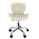 Ver imagem 2 de Cadeira Office Eiffel Slim Base Giratória - Nude Bege