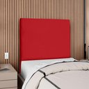 Ver imagem 2 de Cabeceira Solteiro 100 Cm com Frame Luna Suede Vermelho Artte