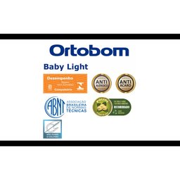 Colchão Berço Ortobom Baby Light D18 (70x130x12) - Espuma D18 Selada, Antialérgico e Antiácaro  - 3
