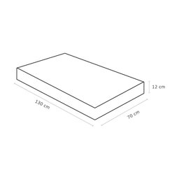 Colchão Berço Ortobom Baby Light D18 (70x130x12) - Espuma D18 Selada, Antialérgico e Antiácaro  - 2