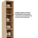 Ver imagem 4 de Paneleiro Simples 2 Portas 40cm com Vidro Reflecta Brise Luciane Móveis