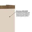 Ver imagem 4 de Armário Aéreo Maleiro Modulado 2 Portas 165cm Veneza Luciane Móveis