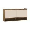 Ver imagem 1 de Armário Aéreo Maleiro Modulado 2 Portas 165cm Veneza Luciane Móveis