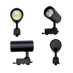 Kit Trilho Eletrificado 2 Metros Com 6 Spot Led Preto 7W 6500K - 5