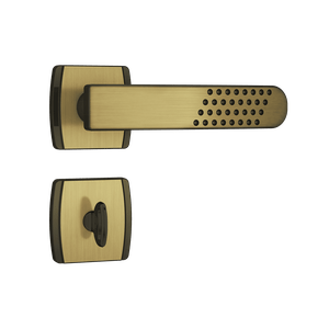 Fechadura Stam 823/21 Roseta Quadrada Banheiro - Oxidado E-coat