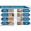 Ver imagem 2 de Módulo Cozinha Nesher Rainha Armário 1 Porta Basculante 80 Cm Nature - Nesher