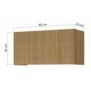 Ver imagem 5 de Módulo Cozinha Nesher Rainha Armário 1 Porta Basculante 80 Cm Nature - Nesher