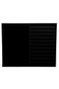 Ver imagem 2 de Veneziana 3 Folhas Aluminio Preto 1,00x1,00