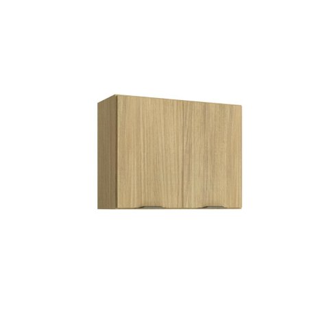 Armário Aéreo 2 Portas 70x40 cm Capadócia Amadeirado Claro 100% MDF Casamia