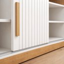 Ver imagem 7 de Rack para TV até 50 Polegadas MDF 120cm 1 Porta de Correr Eldorado