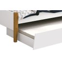 Ver imagem 3 de Cama Babá Solteiro com Auxiliar Simba Branco Fosco com Madeira - MoveisAqui