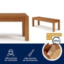 Ver imagem 6 de Mesa de Jantar Madeira Maciça com 2 Bancos Primavera CabeCasa MadeiraOriginals