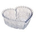 Ver imagem 1 de Bowl Vidro Coração Balls Lyor 13,5cmx12cmx5cm Elegância Romântica na Mesa Azul Metalizado