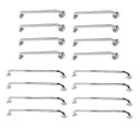 Ver imagem 1 de Alça de Apoio Barra Inox Kit 16 Unidades 40cm 80cm Banheiro Box Segurança Idoso Cadeirante Deficient