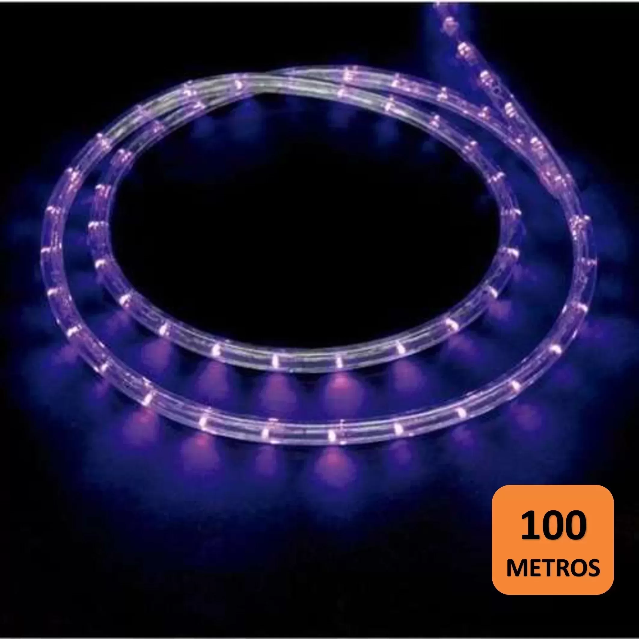 Mangueira de LED 13mm 2 Fios Caixa Com 100 Metros Taschibra 127V - 1