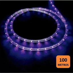 Mangueira de LED 13mm 2 Fios Caixa Com 100 Metros Taschibra 127V - 2