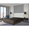 Base Cama Box Premium Casal 1,38 X 1,88 X 0,32 Corino Marrom - 1