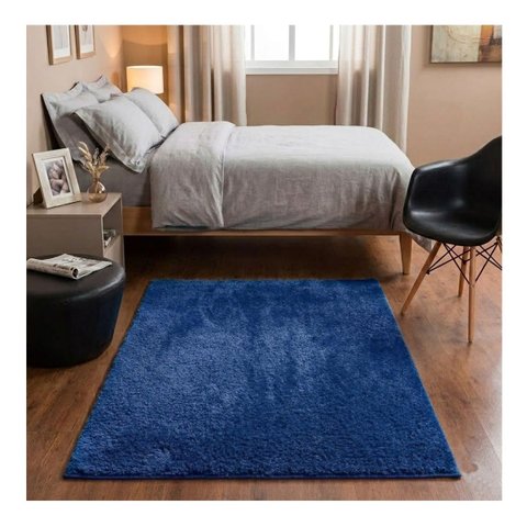 Tapete Classic Felpudo para Quarto 100x150 Jeans